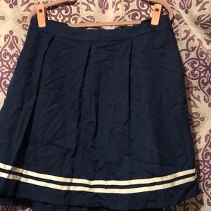 Hot Topic skater skirt - navy plus size 5